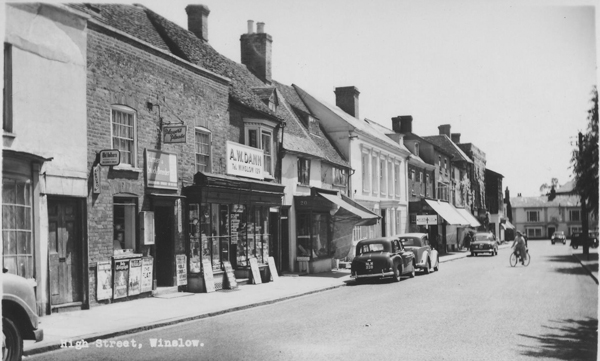 Exterior of newsagent's shop